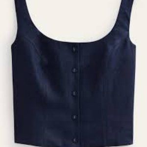 Boden Linen vest